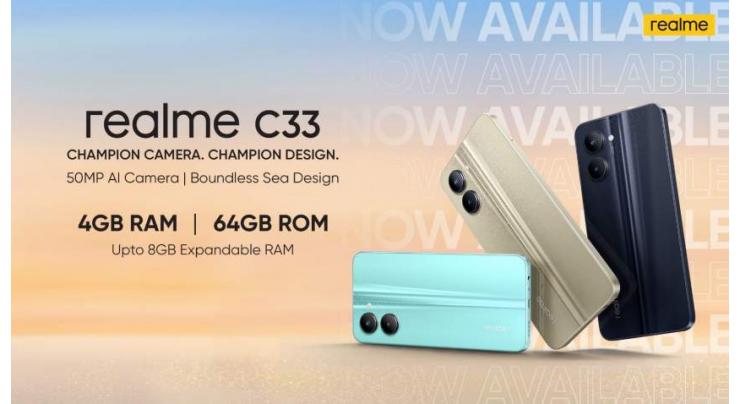 realme-introduces-a-new-variant-of-its-c-series-champion-realme-c33-with-4gb-64gb-urdupoint