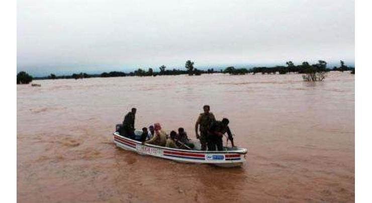 Mock flood exercise conducted in Indus River
