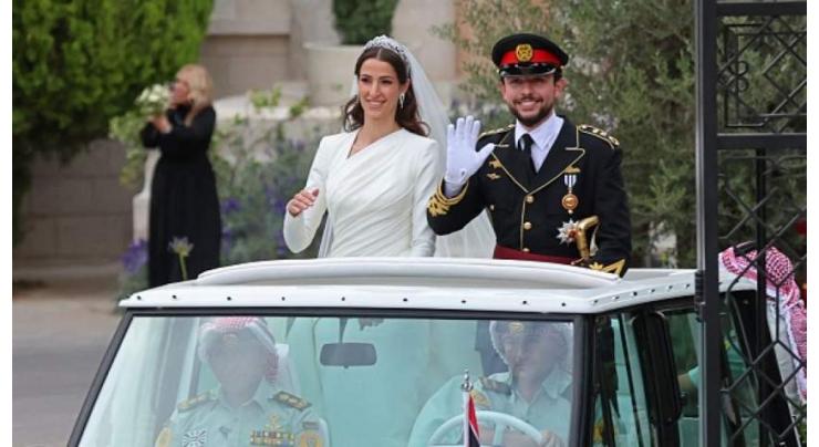 Jordan crown prince weds Saudi architect in lavish ceremony
