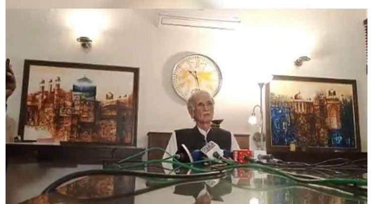 Another setback to PTI as Pervez Khattak steps down from party position
