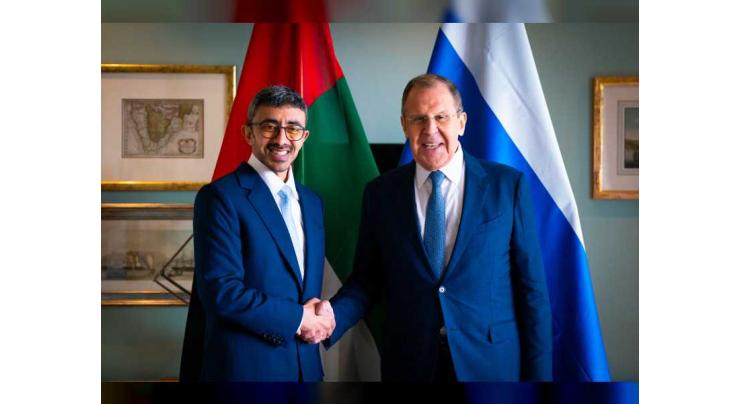 Abdullah bin Zayed meets Russian Foreign Minister on sidelines &#039;Friends of BRICS&#039; meeting