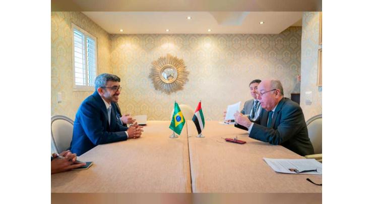 Abdullah bin Zayed meets Brazilian counterpart on sidelines of ‘Friends of BRICS’ meeting