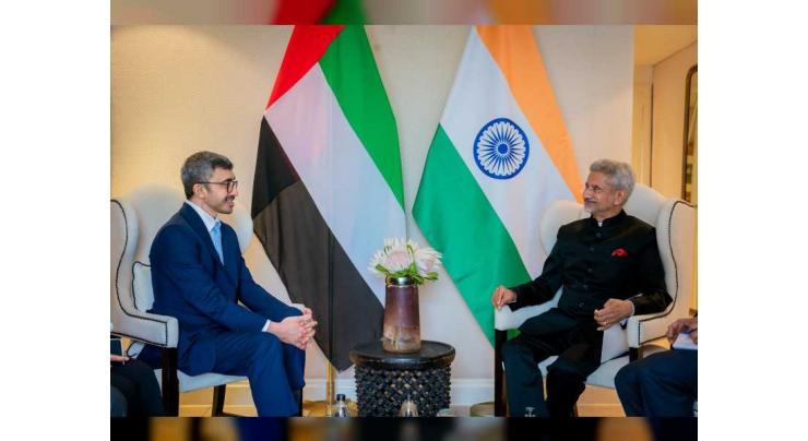 Abdullah bin Zayed meets Indian counterpart on sidelines of &#039;Friends of BRICS&#039; meeting