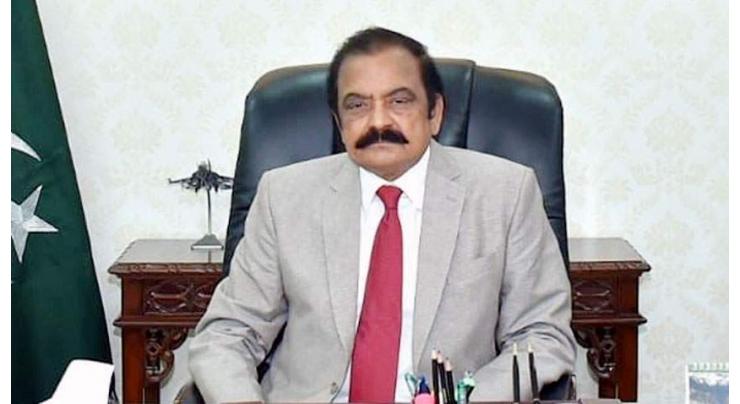 Arsonists of May 9 to be trialed under Military Act: Federal Interior Minister Rana Sana Ullah Khan