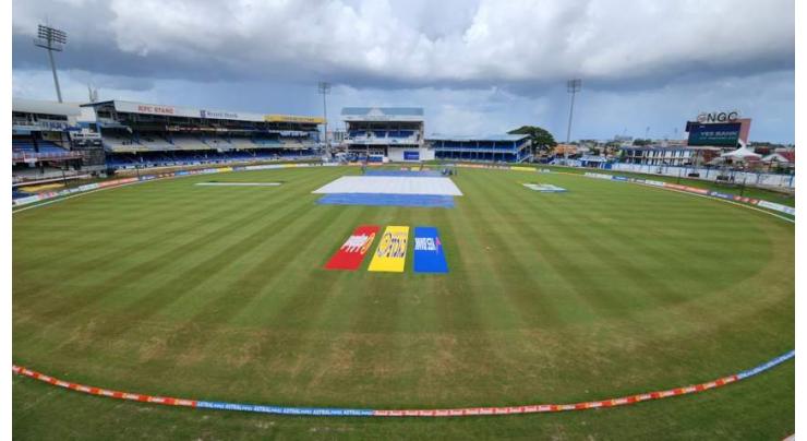 West Indies v India rain-delayed Test gets underway
