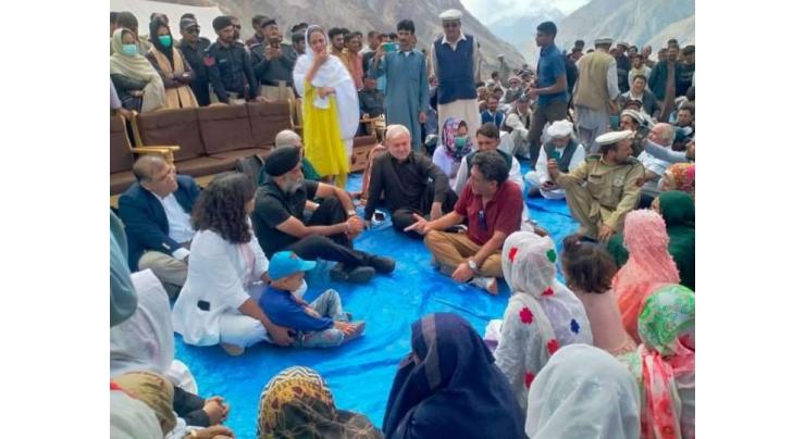 Commissioner visits flood affected areas of Chitral
