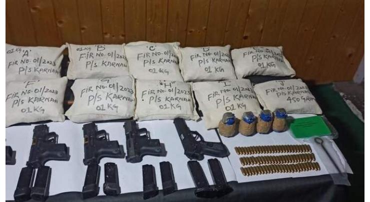 91 arrested, large quantity of drugs, arms, ammo recovered
