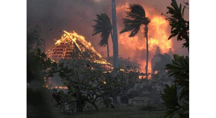 Firefighters battle Maui blazes as death toll hits 55
