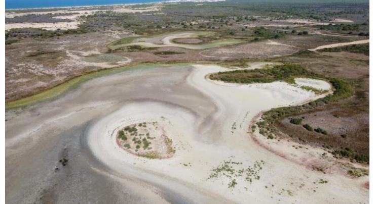 Key Spanish lagoon dries out due to drought, overexploitation
