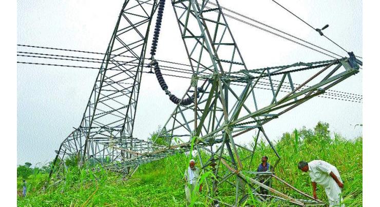 Wind storm disrupts electricity supply from five grids in Peshawar: PESCO
