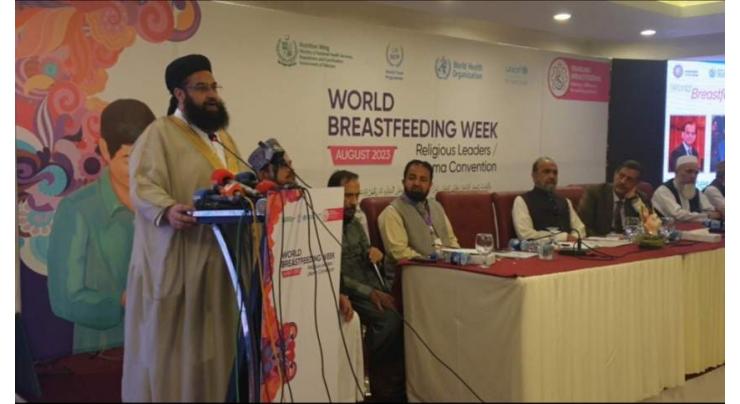 Ashrafi for collective action to promote breastfeeding, dispel misconceptions
