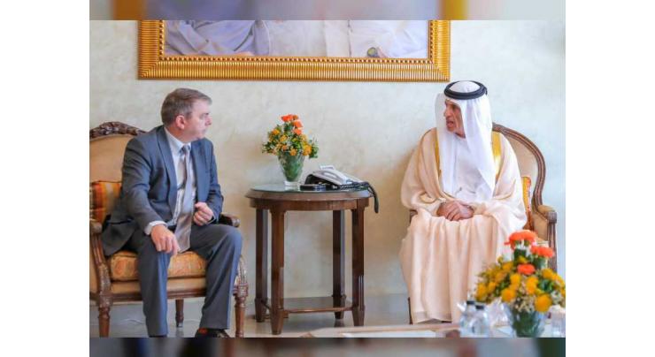 Ruler of Ras Al Khaimah receives British Trade Envoy, Ambassador