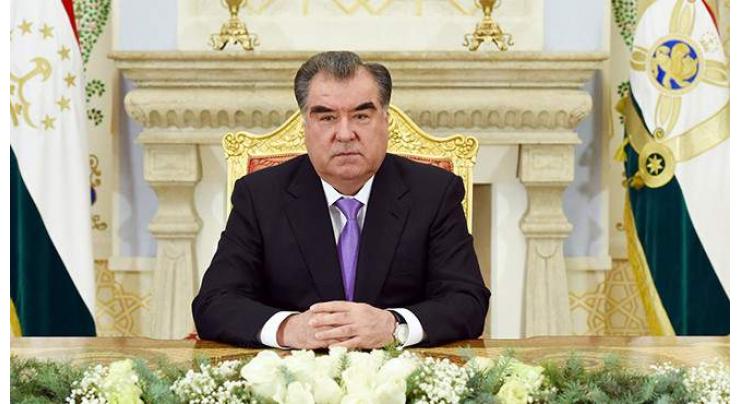 Chairman Joint Chiefs of Staff Committee (CJCSC) General Sahir Shamshad Mirza calls on President of Tajikistan Emomali Rahmon
