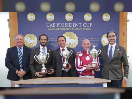 نجاح كبير  للمحطة الثامنة من كأس رئيس الدولة للخيول العربية بمضمار &quot;دونكستر&quot;