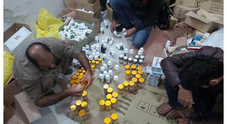 Spurious drugs recovered at Mardan
