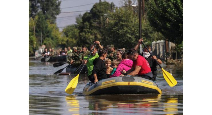 Rescues underway in Greek towns cut off by floods
