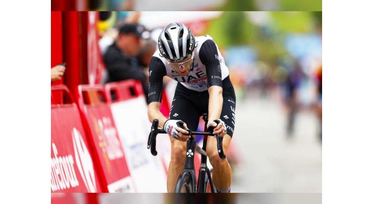 UAE Team Emirates scoops silver during stage 16 of Vuelta España