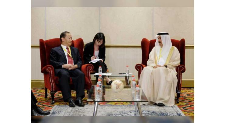 Saqr Ghobash meets Vice Chairperson of Standing Committee of China’s National People&#039;s Congress