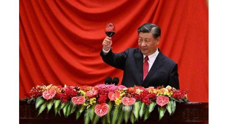 Chinese President Xi attends National Day reception
