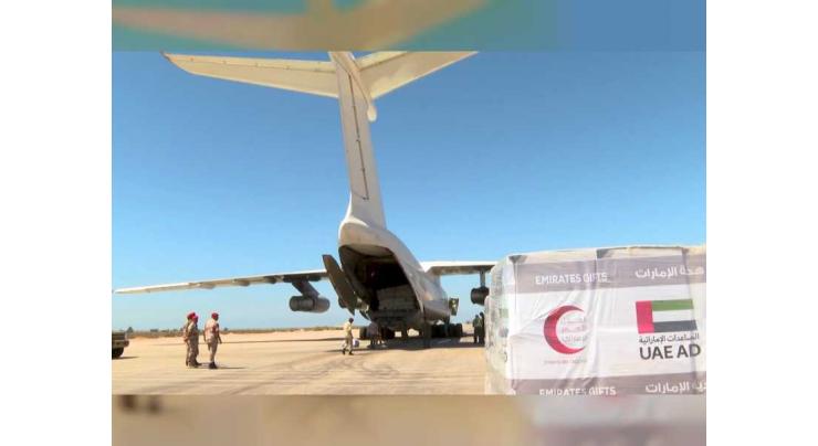 UAE air bridge to Libya: 37 aid aircraft sent since its launch