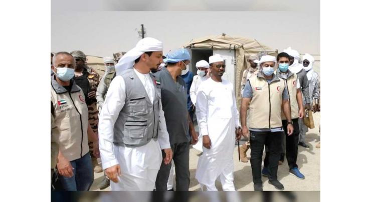Chad&#039;s Transitional Military Council Leader visits UAE Field Hospital in Amdjarass