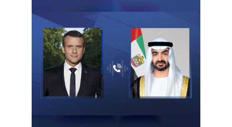 UAE President and French President discuss bilateral ties and regional developments