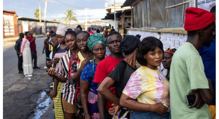 Liberia votes as football superstar eyes second presidential term