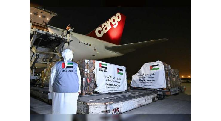 As part of ongoing &#039;Tarahum - for Gaza&#039; campaign, UAE sends 68 tonnes of food supplies to Gaza Strip