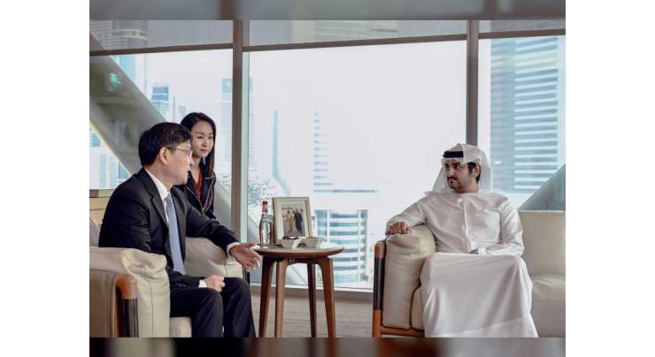 Maktoum bin Mohammed meets with Ren Deqi, Chairman of China’s Bank of Communications