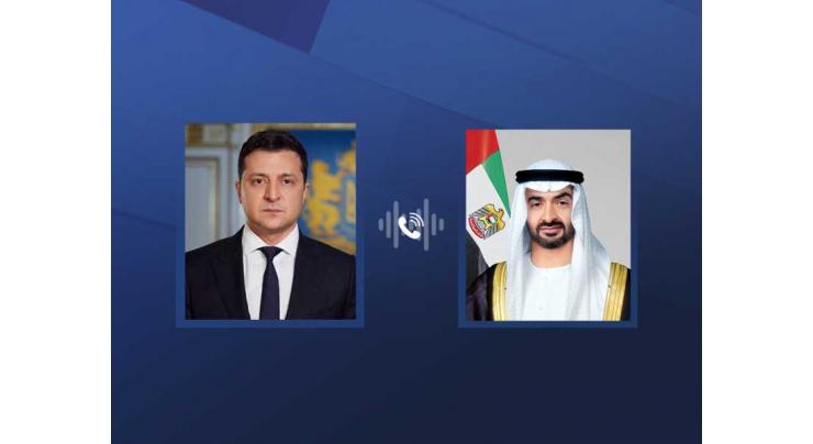 UAE President, Ukrainian President discuss bilateral ties, regional, global developments
