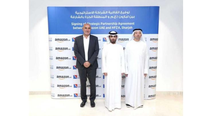 Hamriyah Freezone Authority, Amazon UAE sign Lease Agreement for new logistics centre