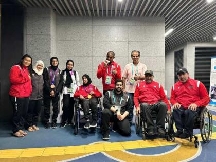ذهبية مريم الزيودي ترفع حصيلة الإمارات إلى 11 ميدالية في ختام &quot;البارالمبية الآسيوية&quot;