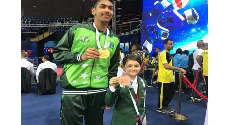 Pak players grab 9 gold medals in Asian Open Taekwondo C’ship