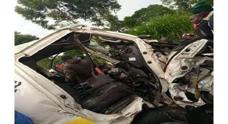 Four members of family killed in road accident