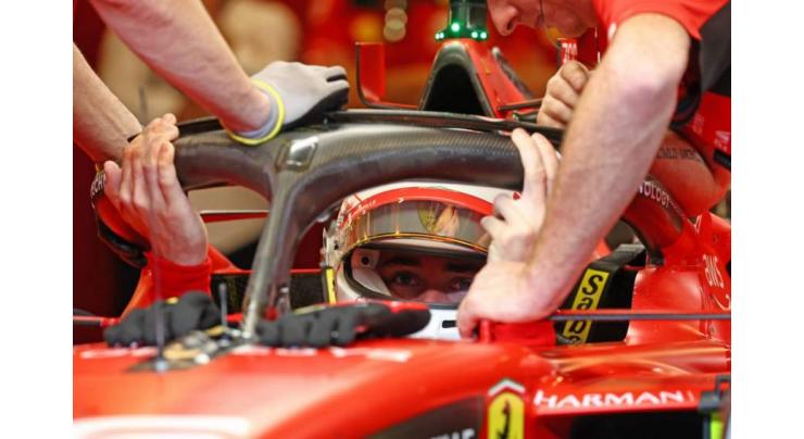 Leclerc tops Norris in crash-hit second practice