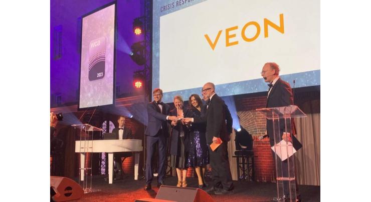 VEON wins award for crisis response