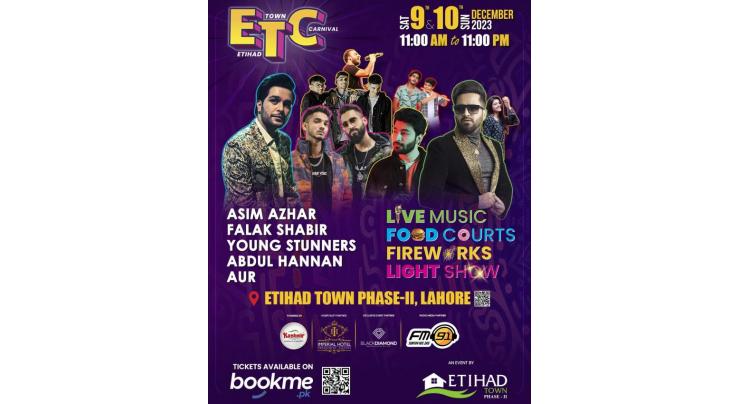 Etihad Town’s biggest public event ETC Lights Up Lahore, Dec 9-10!