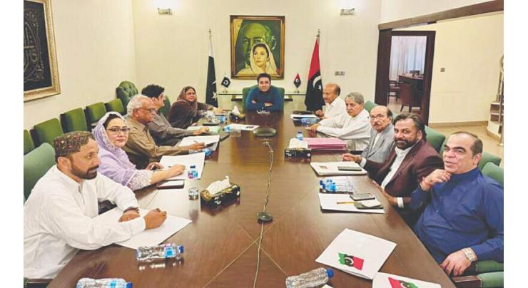 Bilawal chairs meeting of PLF
