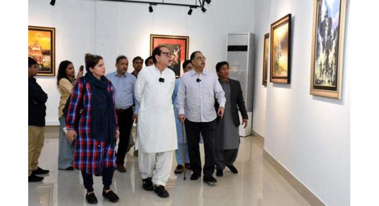 Ahmad Shah, along with Law Minister, Mayor attend portrait exhibition at ACP