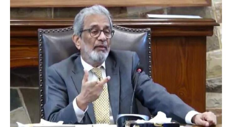 Caretaker Sindh Chief Minister Justice (Retd) Maqbool Baqar warns civic agencies to work for betterment of Karachi