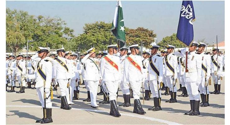 120th Midshipmen, 28th SSC Parade held at Pakistan Naval Academy