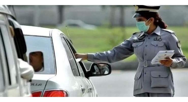Mirpurkhas Police take action against traffic violators