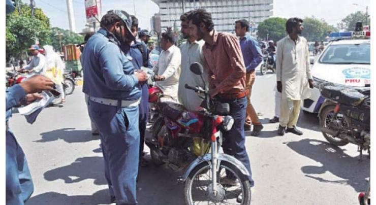 8500 POs arrested, challan tickets issued to 1.75m drivers in 2023