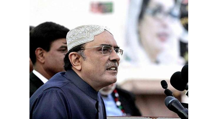 Elections 2024: Asif Zardari meets Hamid Saeed Kazmi
