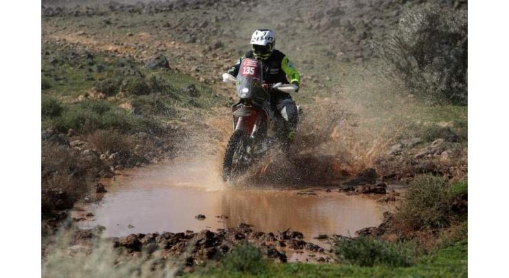 Spanish motorcyclist Falcon dies after Dakar rally crash: team