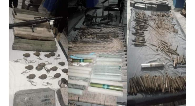 Kohat police recovered large number of weapons, drugs
