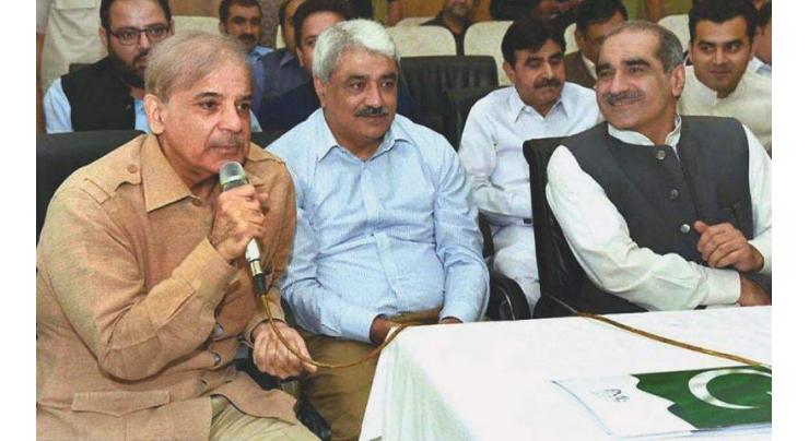 Shahbaz Sharif outlines development plans for Rawalpindi ahead of Feb 8 election