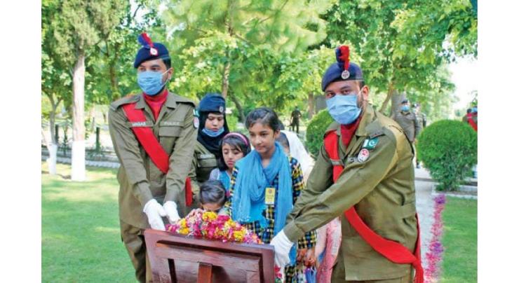 Fateha offered in PTC Hungu for police line martyrs