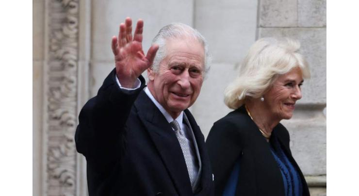 Queen Camilla takes public reins in King Charles's absence