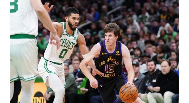 Shorthanded Lakers stun Celtics, Maxey scores 51 in 76ers win